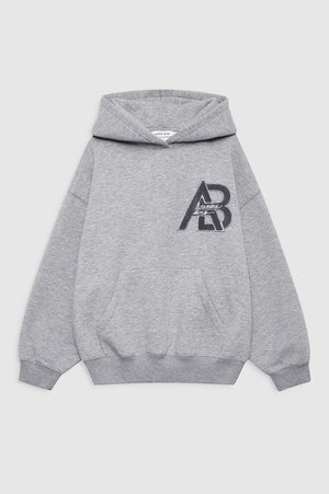 Jaci Hoodie Letterman | Medium Heather Grey