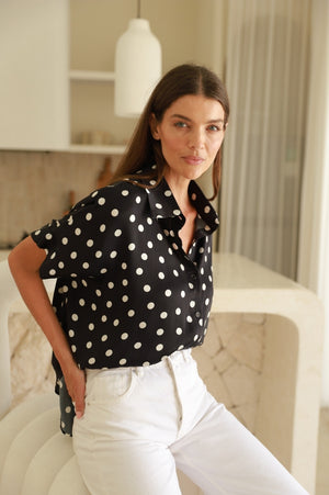 Harper Blouse | La Luna Black