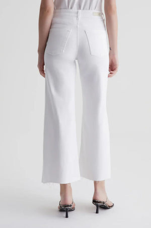 Saige Wide Leg Crop Jean | Modern White