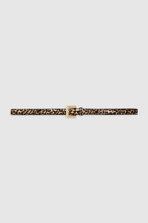 Nicola Belt | Leopard Calf Hair
