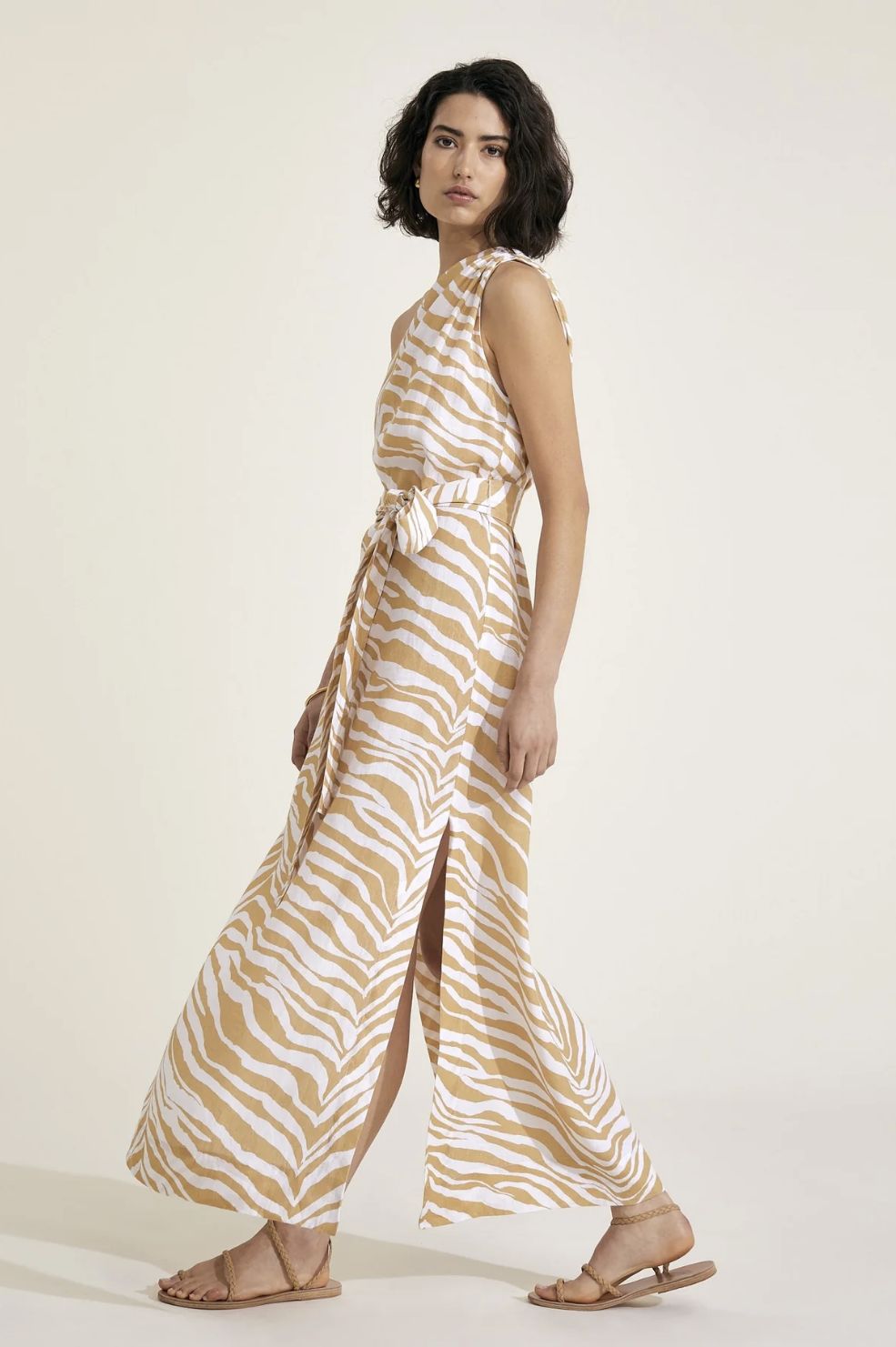 Athena Dress - Golden Tiger