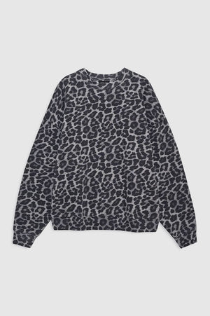 Miles Sweatshirt | Grey Leopard