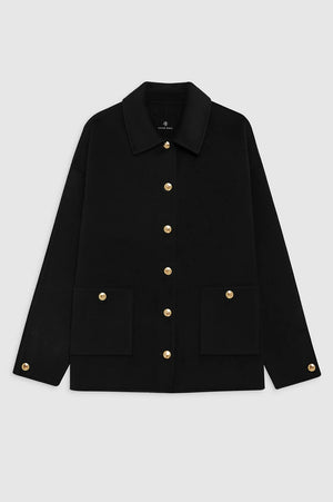 Luca Jacket | Black Cashmere Blend