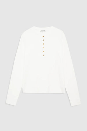 Alessia Long Sleeve Tee | Ivory