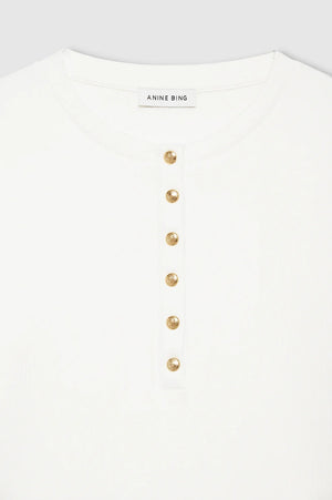 Alessia Long Sleeve Tee | Ivory