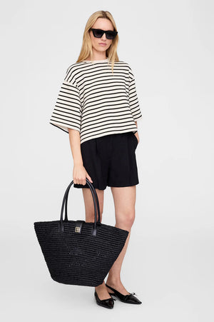 Lou Tote Monogram | Black