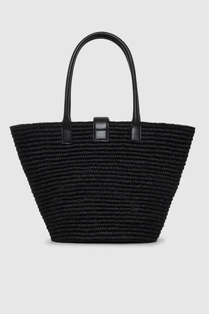 Lou Tote Monogram | Black