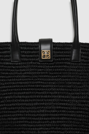 Lou Tote Monogram | Black