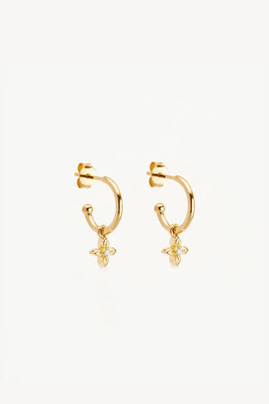 Live in Light Hoop Earrings | Gold