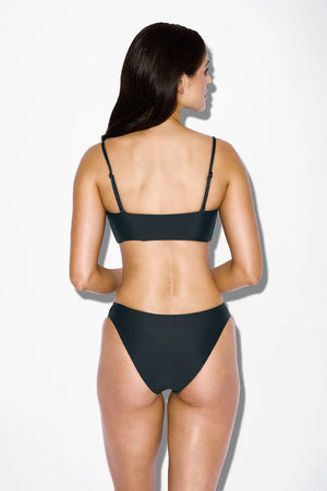 Bustier Bandeau Bikini Top | Nero