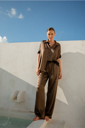 AMA Harper Pant | Chocolate
