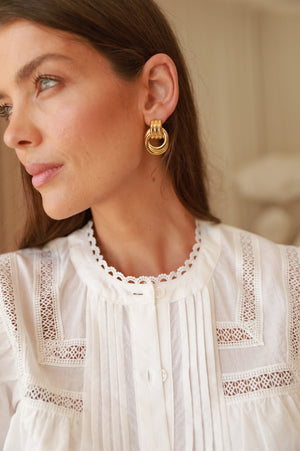 Marais Earrings | Gold