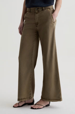 Caden Wide Leg Jean | Sulfur Mossy Taupe