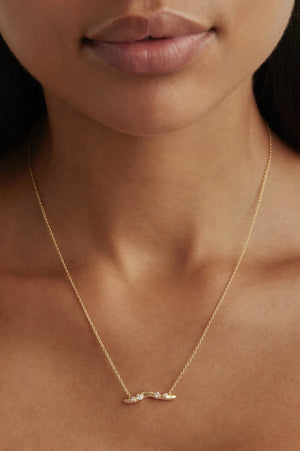 Gold Chasing Tides Necklace