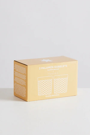 2 Palamós Gobelets | Clear & Natural