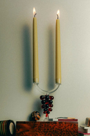 Bordeaux Double Candle Holder