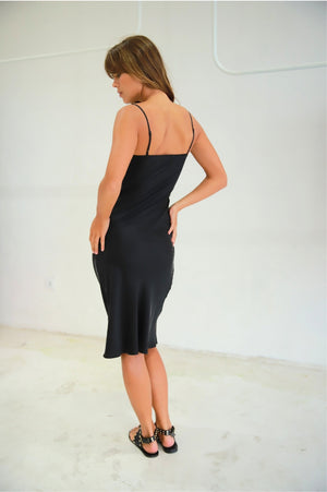 New York Dress | Black Silk CDC