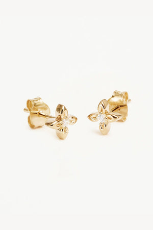 Live in Light Stud Earrings | Gold