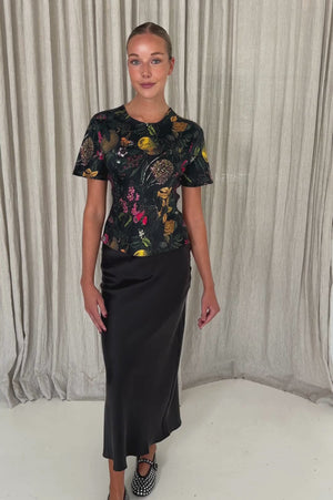 London Long Skirt | Black