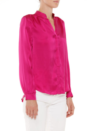 Olivia Blouse | Magenta