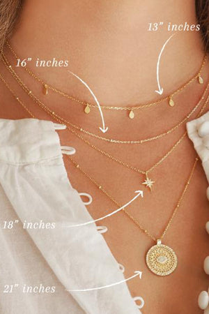 BYC 14K Gold Peace Lover Choker