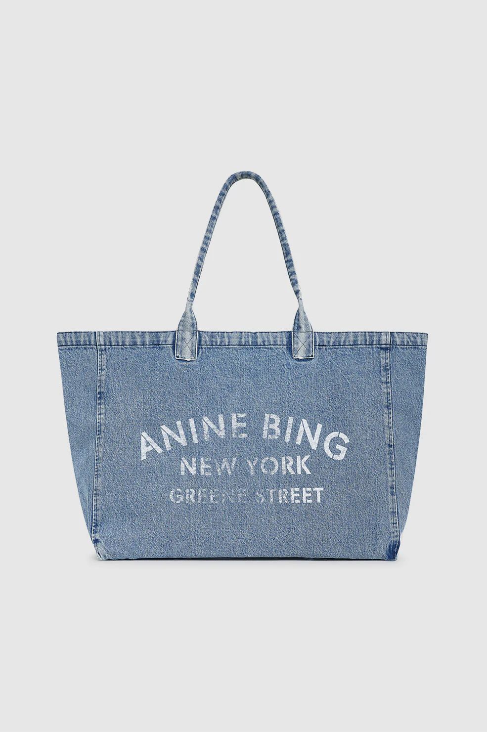 Leo Denim Tote | Shadow Blue