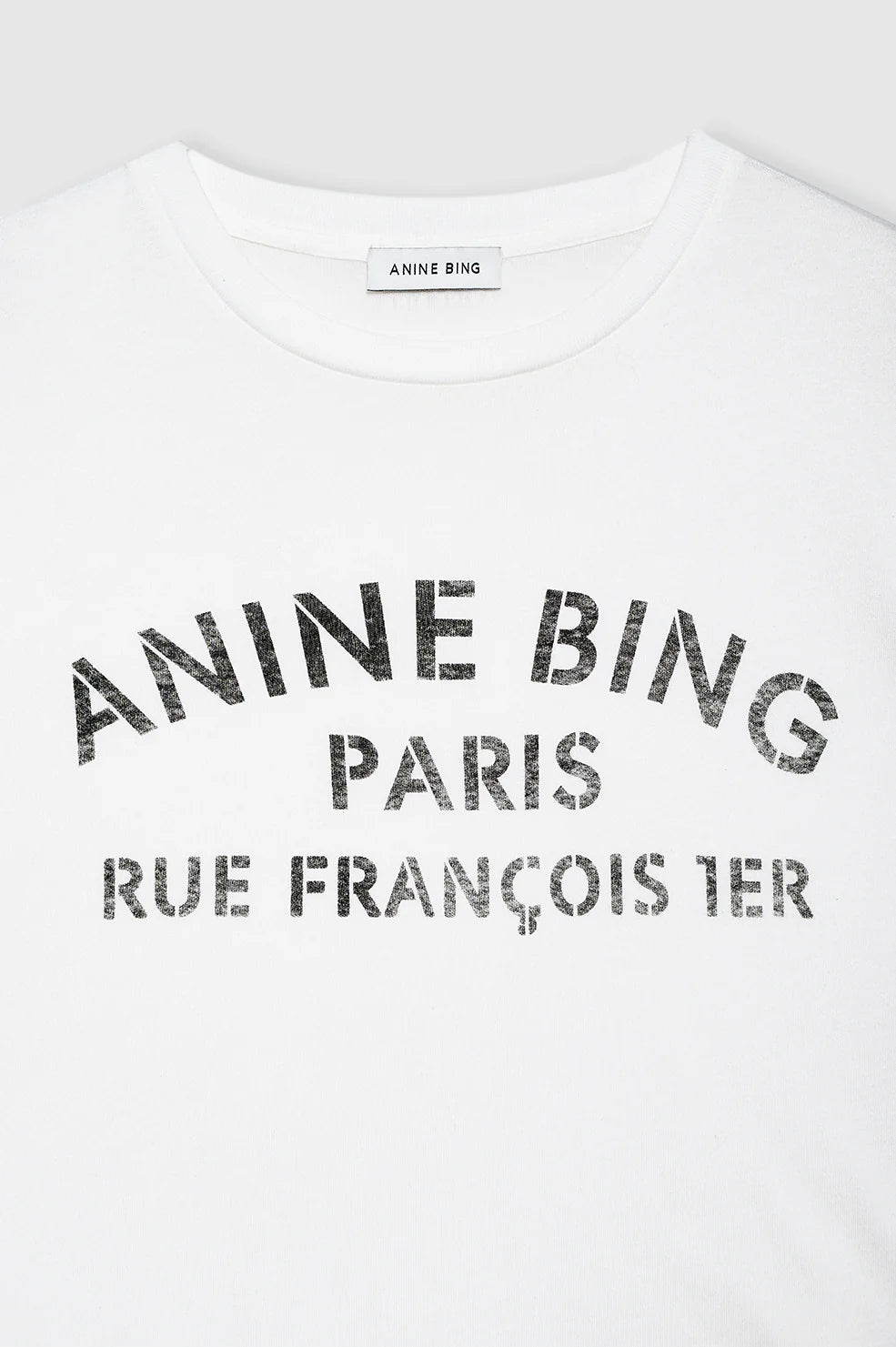 Cohen Tee Paris Stencil | Ivory