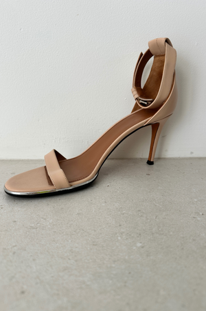 X Givenchy | Beige Nadia Ankle Cuff Sandals | 39