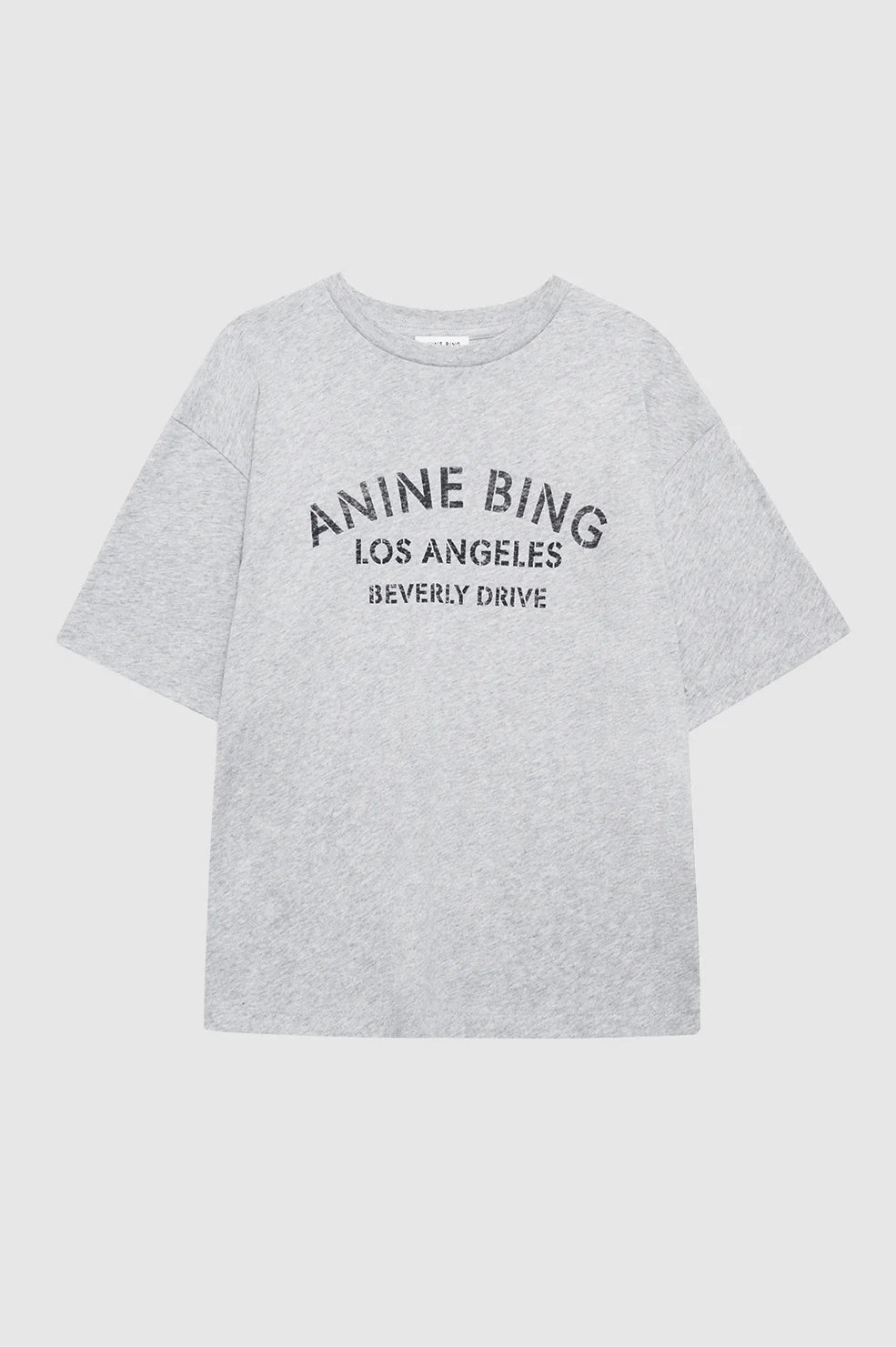 Cohen Tee Los Angeles Stencil | Medium Heather Grey