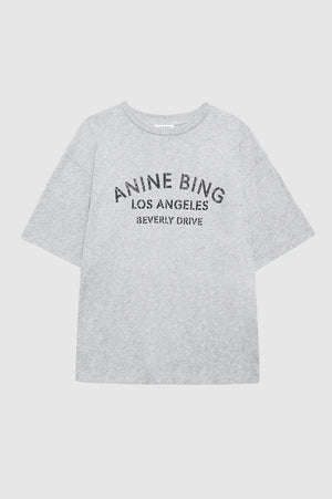 Cohen Tee Los Angeles Stencil | Medium Heather Grey