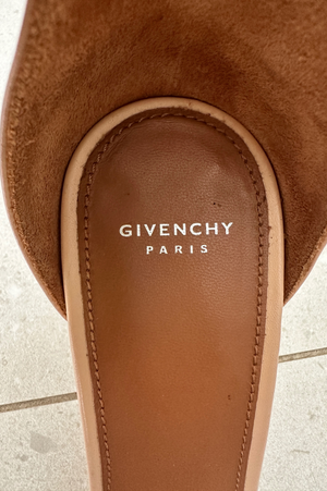X Givenchy | Beige Nadia Ankle Cuff Sandals | 39
