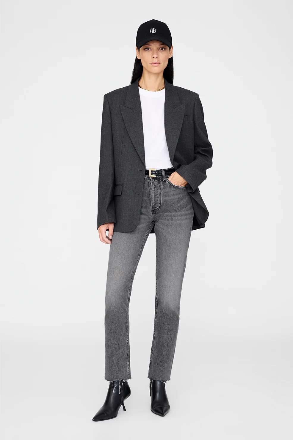 Jeremy Baseball Cap AB | Black Denim