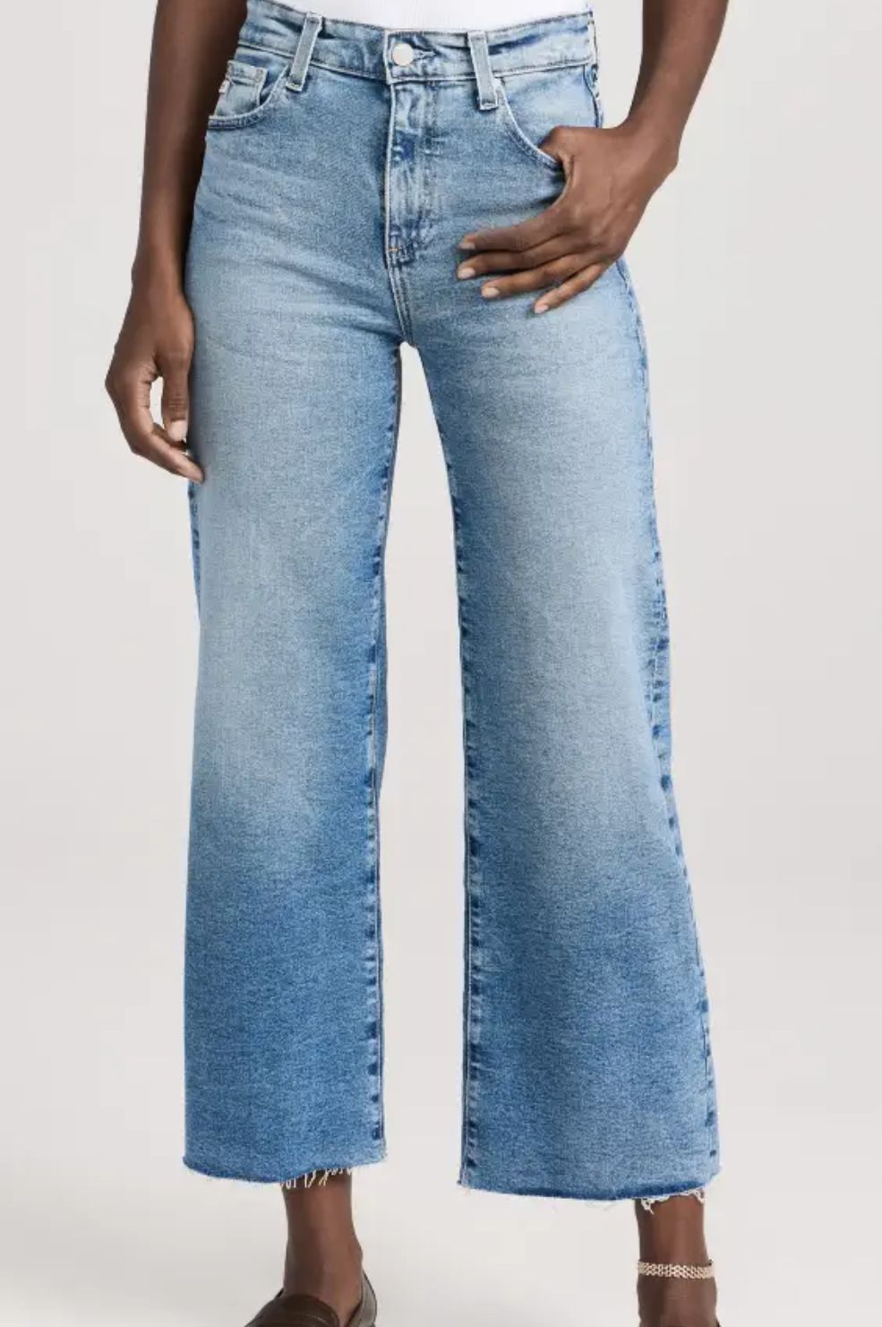 Saige Wide Leg Crop Jean - 18 Years Atlantic