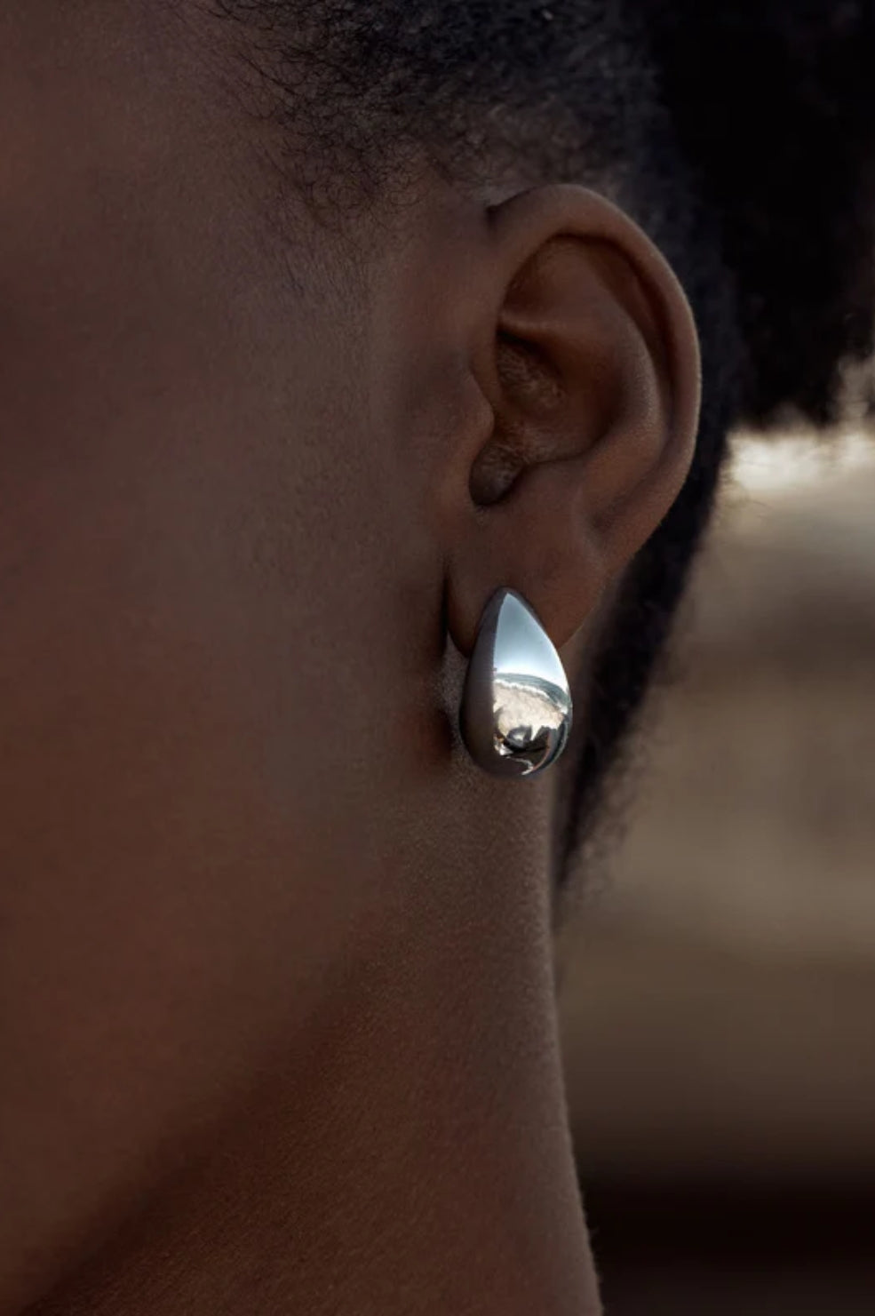 Made of Magic Large Earrings | Silver