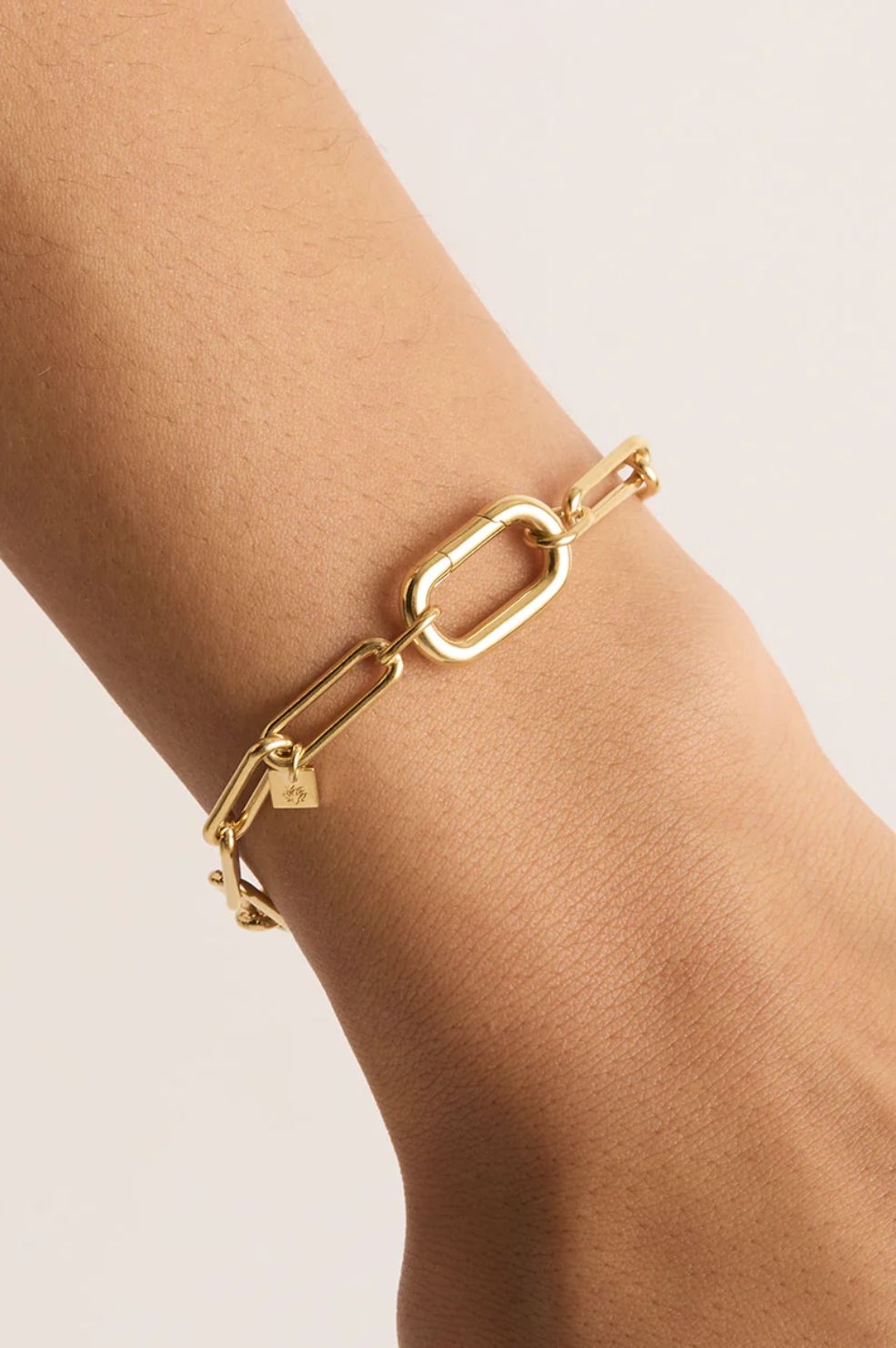 18" With Love Annex Link Bracelet - Gold