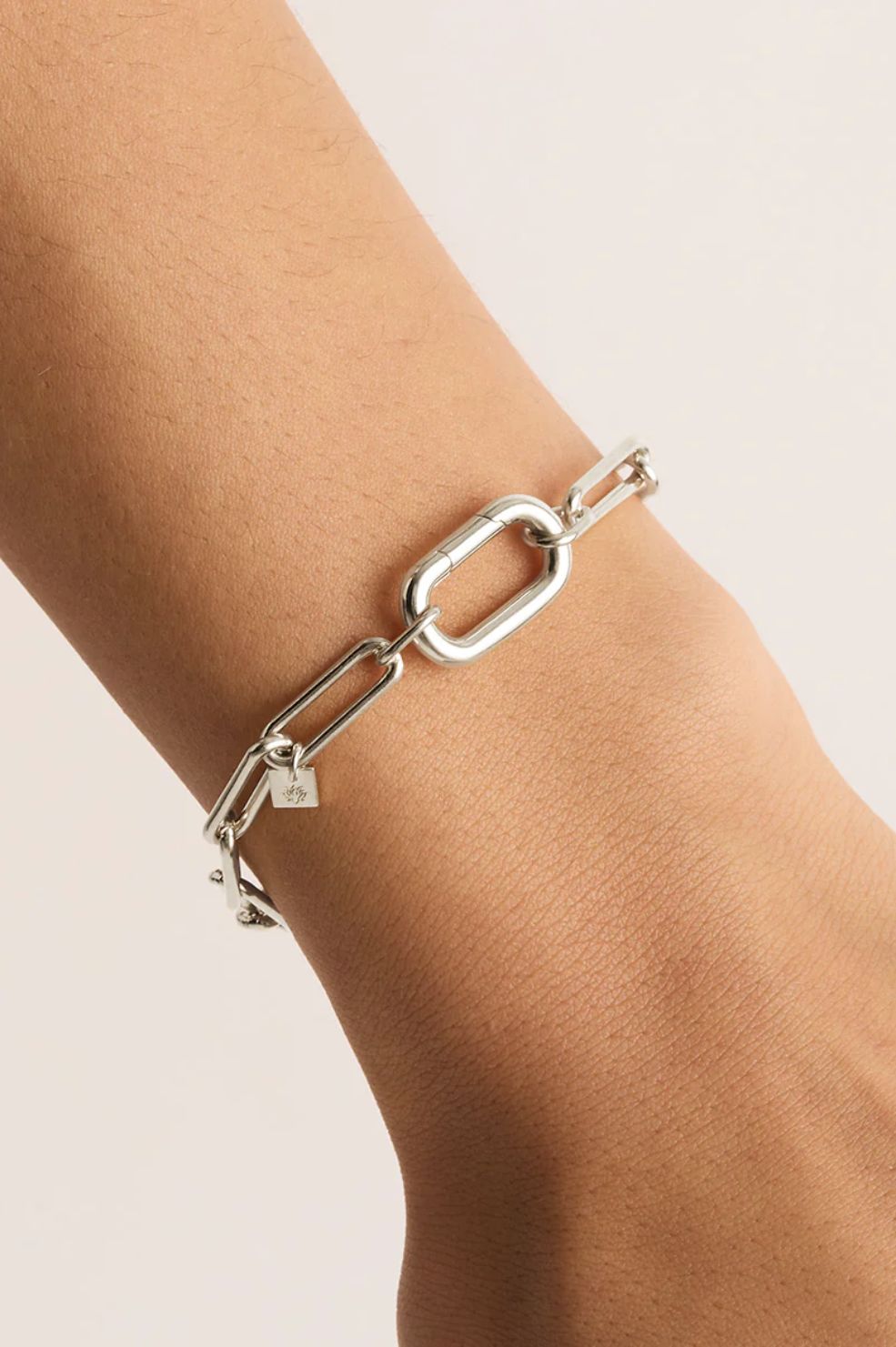 18" With Love Annex Link Bracelet - Silver