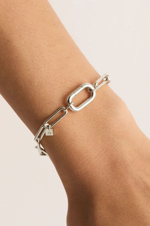 With Love Annex Link Bracelet | Silver