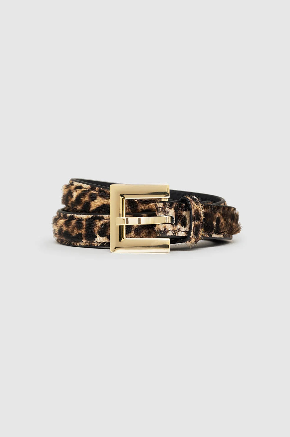 Nicola Belt | Leopard Calf Hair