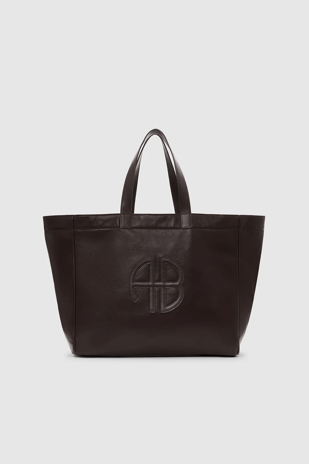 Large Rio Tote | Dark Brown Recycled Leather