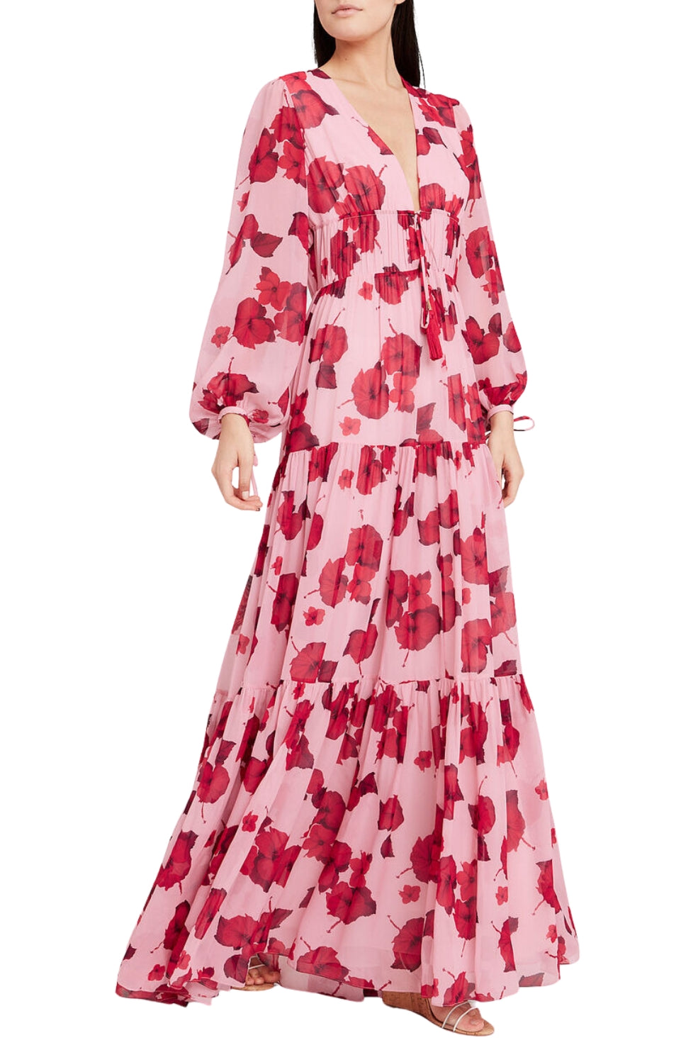 X Borgo de Nor | Freya Hibiscus Maxi Dress | AU 8