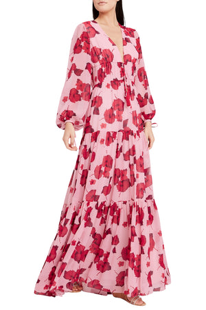Borgo de Nor | Freya Hibiscus Maxi Dress | AU 8