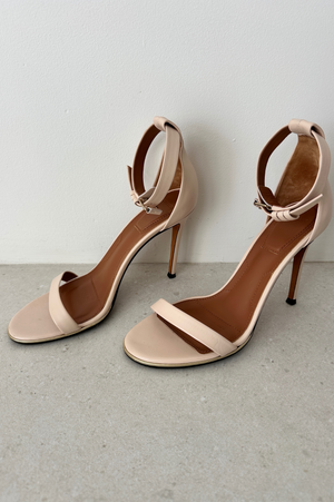 X Givenchy | Ivory Nadia Ankle Cuff Sandals | 39