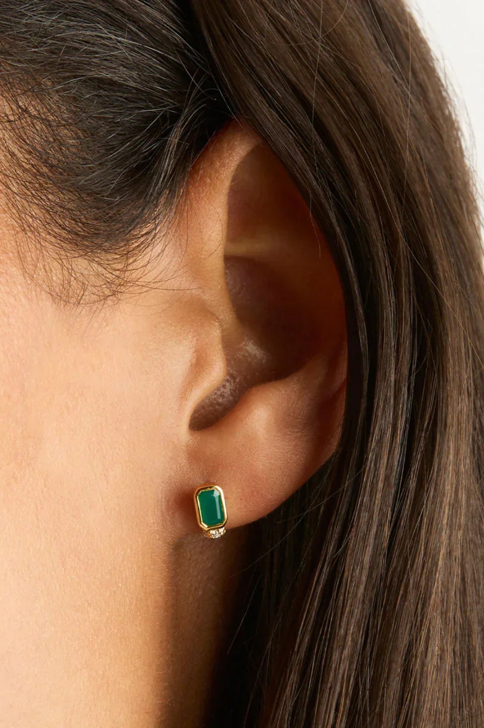 Strength Within Stud Earrings | Gold