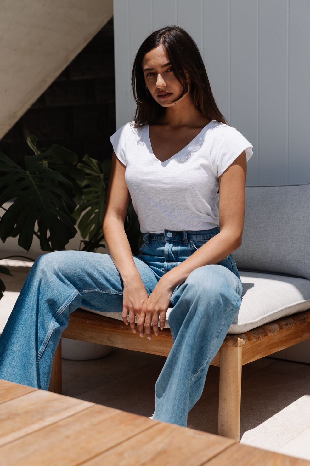Barcelona Tee - White