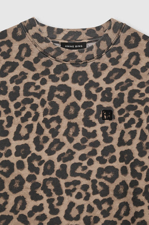 Beth Mini Dress | Black And Brown Leopard