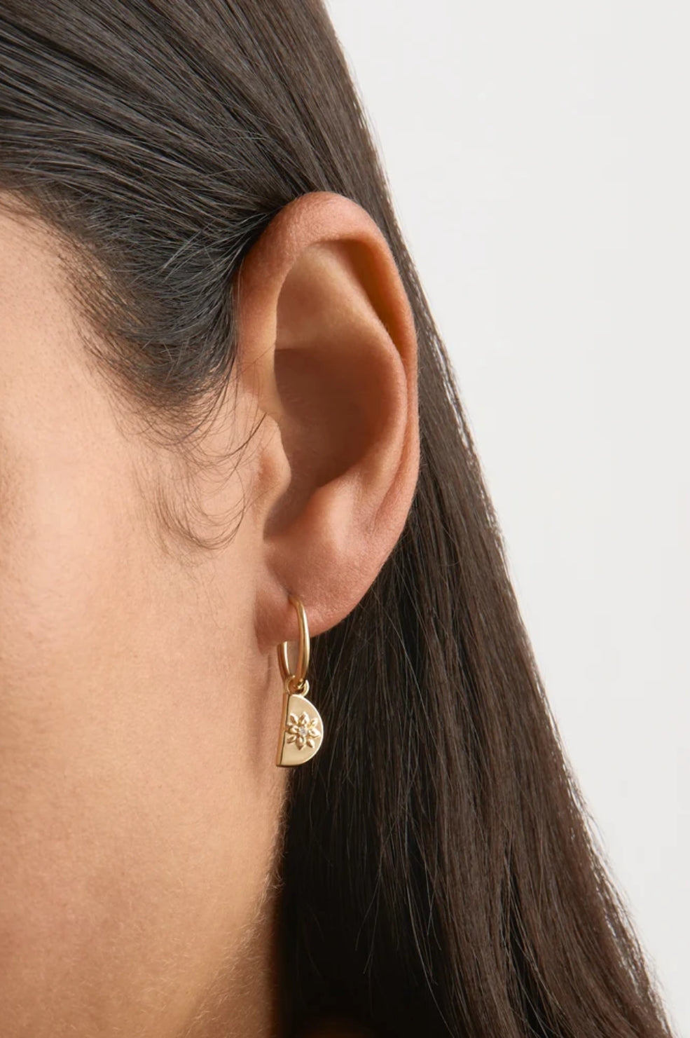 Lotus Hoops | Gold