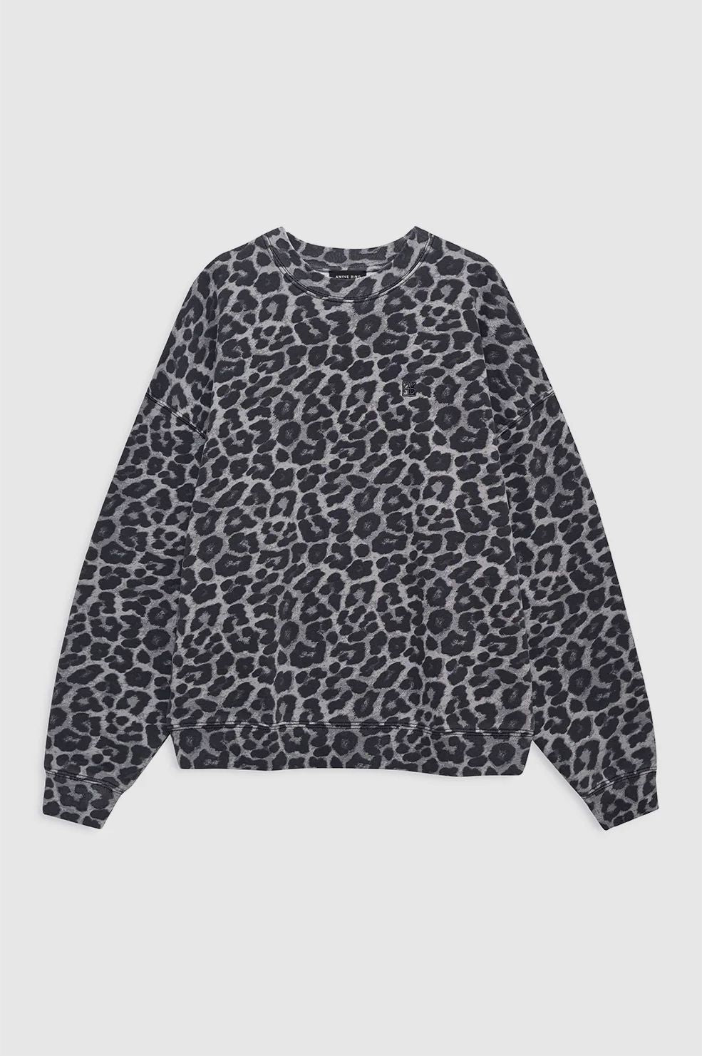 Miles Sweatshirt | Grey Leopard