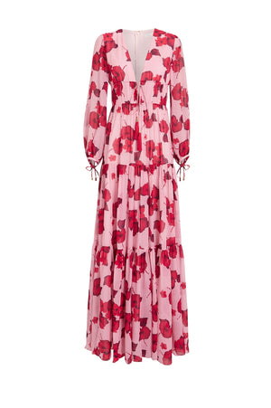 Borgo de Nor | Freya Hibiscus Maxi Dress | AU 8