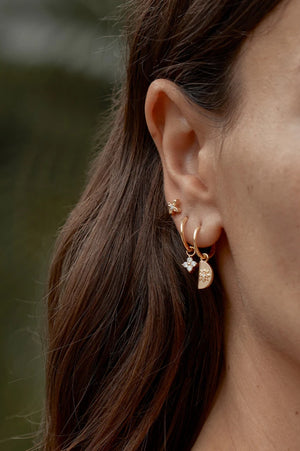 Lotus Hoops | Gold