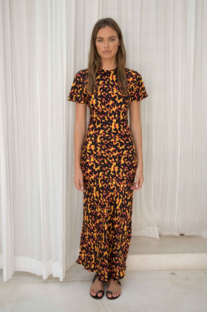 AMA Gigi Dress | Tortoiseshell